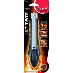 Maped M086610 couteau à lame rétractable Noir, Orange Couteau à lame universelle