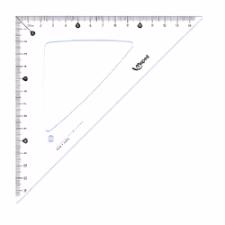 Maped 146123, Triangle, Transparent, Gloss, 210 mm