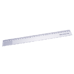 B.N.T 448700 règle Règle de bureau 310 mm Plastique Blanc 1 pièce(s)