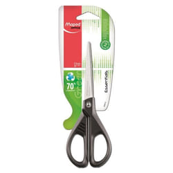 Maped Essential Green Ciseaux d'office Découpe droite Noir, Acier inoxydable