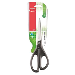 Maped Essential Green Ciseaux d'office Découpe droite Noir, Acier inoxydable