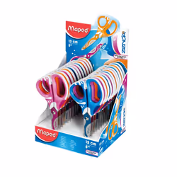 Maped M670112 ciseaux à bouts ronds Universel Découpe droite Bleu, Orange, Violet - Vue supplémentaire 4