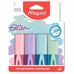 Maped 742038, 4 pièce(s), Pastel, 1 mm, 5 mm