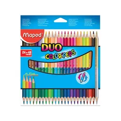 Maped Crayons Bicolores Color'Peps X24 Bte Carton