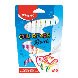 Maped Feutre Color'Peps Brush X10 Bte Carton