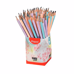 Maped 851769, HB, Gris, Triangulaire, Art, Dessin graphique, Loisir, Bureau, École, Technical drawing, 72 pièce(s)