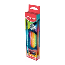 Crayon Graphite MAPED Woodfree HB Embout Gomme-(852001)