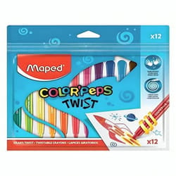 Maped Craies Twist Color'Peps X12 Sachet