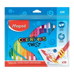 Maped Craies Twist Color'Peps X24 Sachet