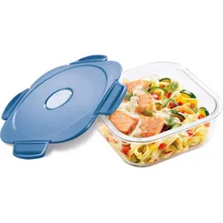 Maped 870503 boîte hermétique alimentaire Carré 1,2 L Bleu, Transparent