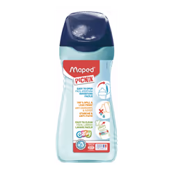 : Capacité: 430 ml - Facile à ouvrir - Anti-goutte et étanche - "Système push" se referme automatique lorsqu'on arrête de boi ...