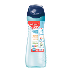 : Capacité: 580 ml - Facile à ouvrir - Anti-goutte et étanche - "Système push" se referme automatique lorsqu'on arrête de boi ...