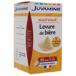 JUVAMINEBeauté vitalitéAvec 8 vitamines50 jours1 par jourComplément alimentaire50 comprimésQuel objectif ?Nourrir la peau, le ...