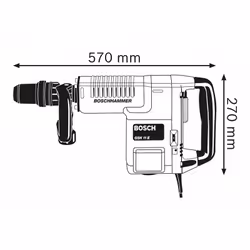 Bosch 0 611 316 703 marteau rotatif 1500 W - Vue supplémentaire 2