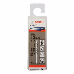 Bosch Forets à métaux rectifiés HSS-Co, DIN 338 - Vue supplémentaire 2