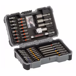 Bosch 2 607 017 164, 43 pièce(s), Croix, Plat, Pentalobe, Phillips, Cruciforme, PH 1, PH 2, PH 3, PZ 1, PZ 2, PZ 3, PH1, PH2  ...