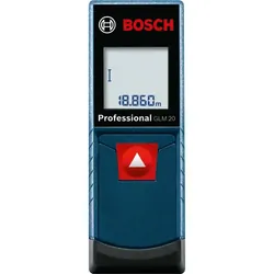 Bosch GLM 20 Professional Mètre laser portable Noir, Bleu, Rouge 20 m