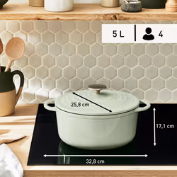 Tefal LOV E2580404 casserole à sauce 5 L Rond Vert - Vue supplémentaire 14