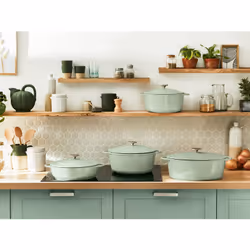 Tefal LOV E2580404 casserole à sauce 5 L Rond Vert - Vue supplémentaire 9