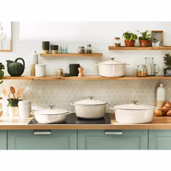Tefal LOV E2590404 casserole à sauce 5 L Rond Beige - Vue supplémentaire 8
