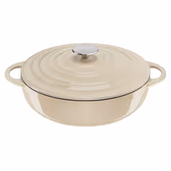 Tefal LOV E25972, 3,8 L, Rond, Beige, Fonte, émail, Beige