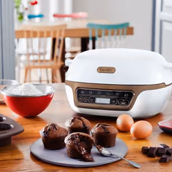 Tefal Cake Factory + Machine à fabriquer des cupcakes 1100 W Or, Blanc - Vue supplémentaire 6