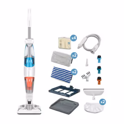 Rowenta Clean & Steam Multi RY8544 Aspirateur balai Secteur Sec&humide Sans sac 0,5 L 1700 W Blanc, Bleu - Vue supplémentaire 8