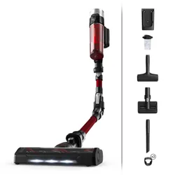Rowenta RH2079 Aspirateur-balai 2 en 1 Batterie Sec Sans sac 0,4 L 250 W Noir, Rouge