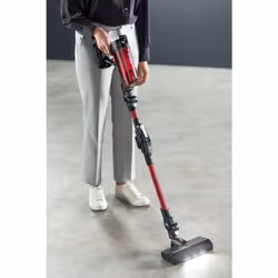 Rowenta RH2079 Aspirateur-balai 2 en 1 Batterie Sec Sans sac 0,4 L 250 W Noir, Rouge