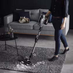 Rowenta X-Force Flex RH99A9 aspirateur de table Noir, Gris Sans sac