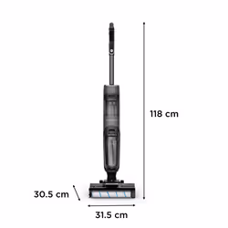 Rowenta X-Clean 4 GZ5035WO aspirateur balai et balai électrique Batterie Sec&humide mousse Sans sac 200 W Gris - Vue supplémentaire 16