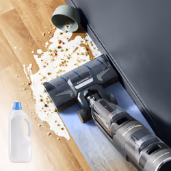 Rowenta X-Clean 4 GZ5035WO aspirateur balai et balai électrique Batterie Sec&humide mousse Sans sac 200 W Gris
