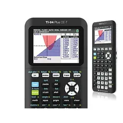 Texas Instruments TI-84 Plus CE-T calculatrice Bureau Calculatrice graphique Noir