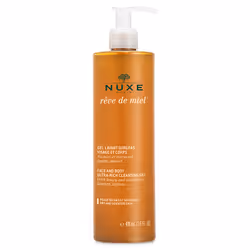 Faites de la douche ou du bain un rituel agréable dont vous vous réjouirez tous les jours. Le gel nettoyant pour peaux sèches Nuxe Rêve de Miel nettoie la peau tout en douceur