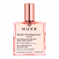 Enveloppez-vous dans de doux accords fleuris et sensuels grâce à l’huile sèche Nuxe Huile Prodigieuse® Florale. L’huile multi ...