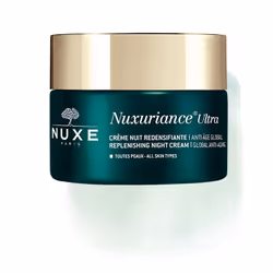 Rendez à votre peau son apparence jeune et éclatante. Offrez-lui la crème de nuit restructurante Nuxe Nuxuriance Ultra
