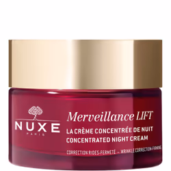 Donnez à votre peau une apparence rafraîchie et visiblement renforcée. La crème de nuit raffermissante correction des rides Nuxe Merveillance Expert associe les pouvoirs régénérateurs et correcteurs exceptionnels de l'algue verte Chlorella Vulgaris