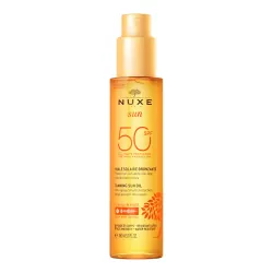 Nuxe Sun Face and Body Tanning Sun Oil SPF 50 150 ml