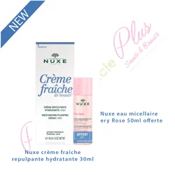 NUXE CREME REPULPANTE HYDRATANTE 30ML+EAU MICELLAIRE 50ML