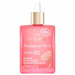 Nuxe Prodigieuse Boost Vitamin [C] Le Sérum Éclat Vitaminé Bio 30 ml est un sérum à l'efficacité anti-oxydante. Enrichi en vi ...
