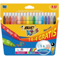 BIC Kids Couleur 14+4 Feutres