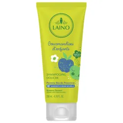 Laino Gourmandise d'Enfants Shampooing Douche Pomme Bio de Provence 200ml