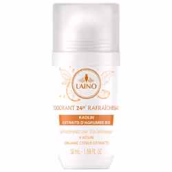 Laino Déodorant Efficacité 24H Extrait d'Agrumes 50 ml est un déodorant qui offre un effet fraîcheur et anti-odeurs. L'argile ...