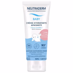 Neutraderm Baby Crème Hydratante Apaisante 100 ml est un soin pour les peaux sensibles à base d'un actif naturel breveté, l'A ...