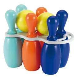 ECOIFFIER Jeu 6 Quilles Bowling 18,5 Cm