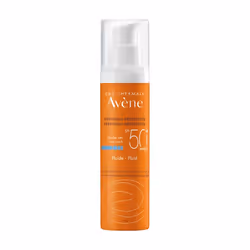Avène Solaire Fluide SPF50+ 50 ml est un soin de très haute protection spécialement formulé pour les peaux sensibles