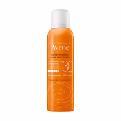 Protégez la peau sensible du soleil en évitant de frotter. La brume protectrice Avène Sun Sensitive protège les cellules du photovieillissement et des radicaux libres. Sa formule à base d’eau thermale d’Avène apaise et adoucit la peau sensible en la laissant douce comme de la soie. La possibilité d’application à 360° facilite le soin.