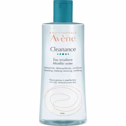 Obtenir une peau parfaitement propre et démaquillée est plus simple que vous ne l’auriez pensé. L’eau micellaire Avène Cleanance est idéale pour les peaux grasses sujettes à l’acné