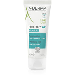Soin Matifiant Anti-imperfections Bio 40ml Biology AC Global A-Derma