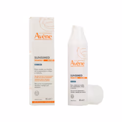 AVENE Sunsimed Pigment Tres Haute Protection Peaux Sensibles est un dispositif médical très haute protection SPF50+ qui contr ...